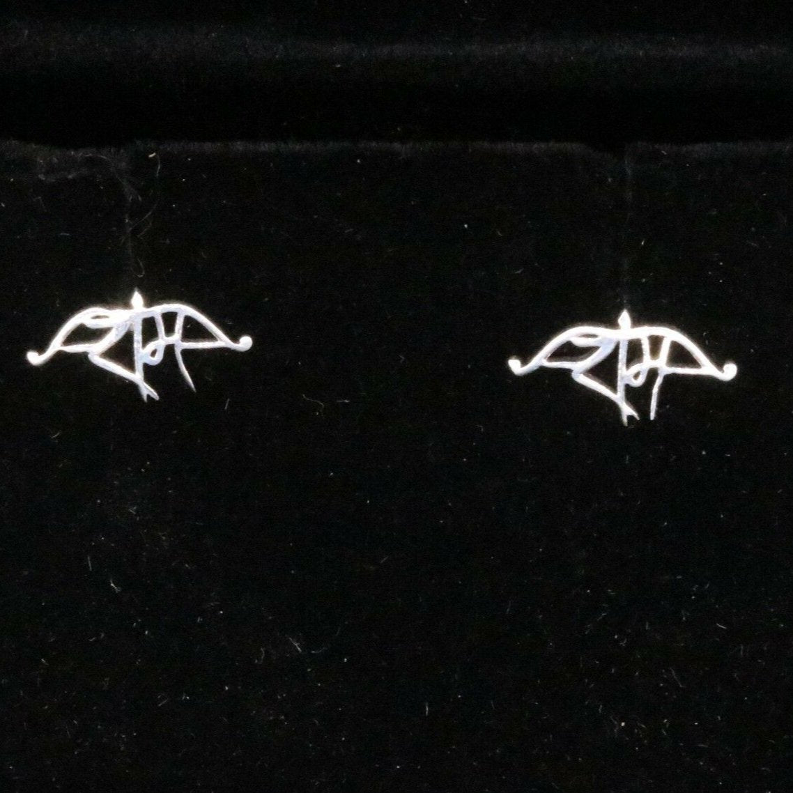 INDIAN LORD SHRI RAM SILVER HANDMADE FANCY MEN'S STUDS EARRING JEWELRY S-17 - TRIBAL ORNAMENTS