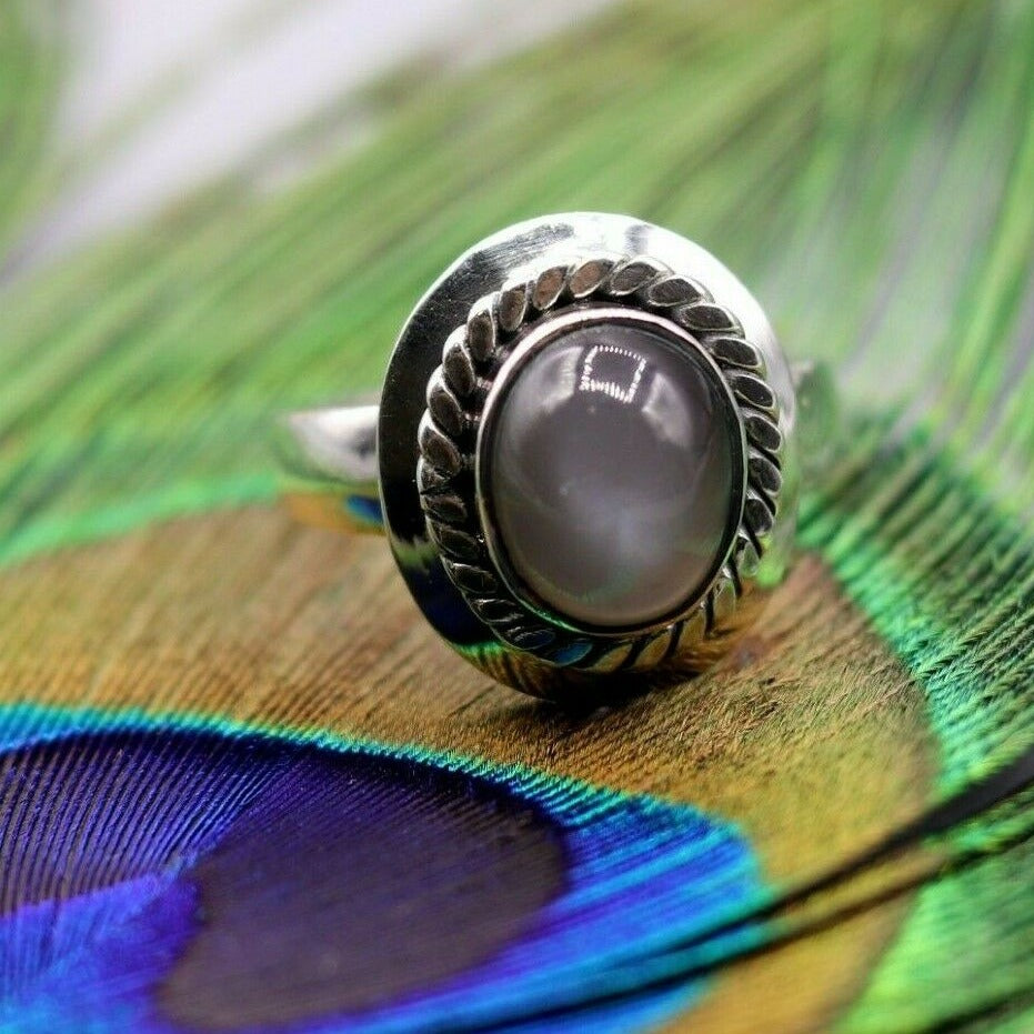 925 STERLING SILVER HANDMADE FABULOUS DAILY USE RING BAND GIFTING JEWELRY sr154 - TRIBAL ORNAMENTS