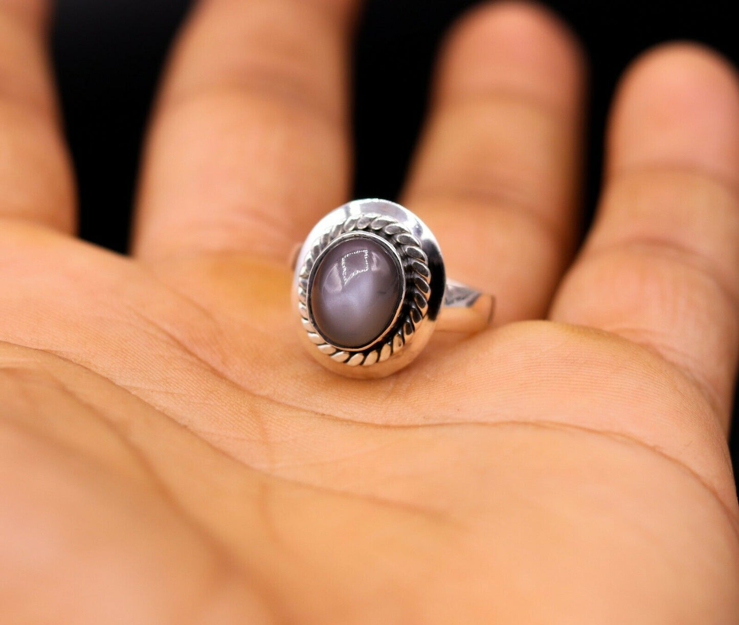 925 STERLING SILVER HANDMADE FABULOUS DAILY USE RING BAND GIFTING JEWELRY sr154 - TRIBAL ORNAMENTS