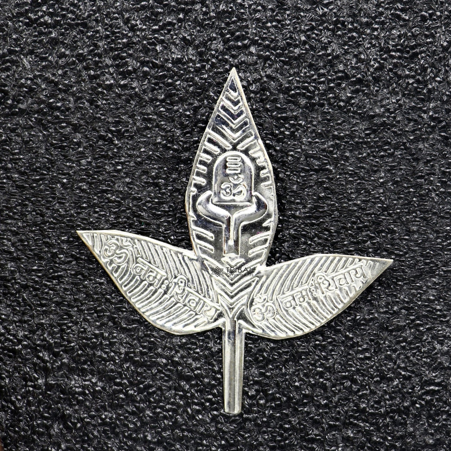 2" Lot Solid real silver handmade solid belva patra, shiva worshipping/ puja article, belpatra or bilva tree leaves su1133 - TRIBAL ORNAMENTS