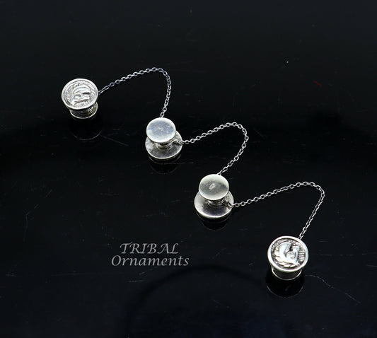 925 Sterling silver handmade amazing unicorn horse design buttons or cufflinks for men's kurta, best gifting jewelry occasions btn08 - TRIBAL ORNAMENTS