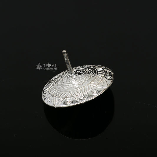 925 sterling silver handmade enamel work Firki or Lattu toy , best silver toy for your baby Krishna idols, best silver article india su1157 - TRIBAL ORNAMENTS