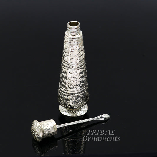 925 Sterling silver handmade fabulous design trinket box, container box, casket box, sindoor box customized box stb722 - TRIBAL ORNAMENTS