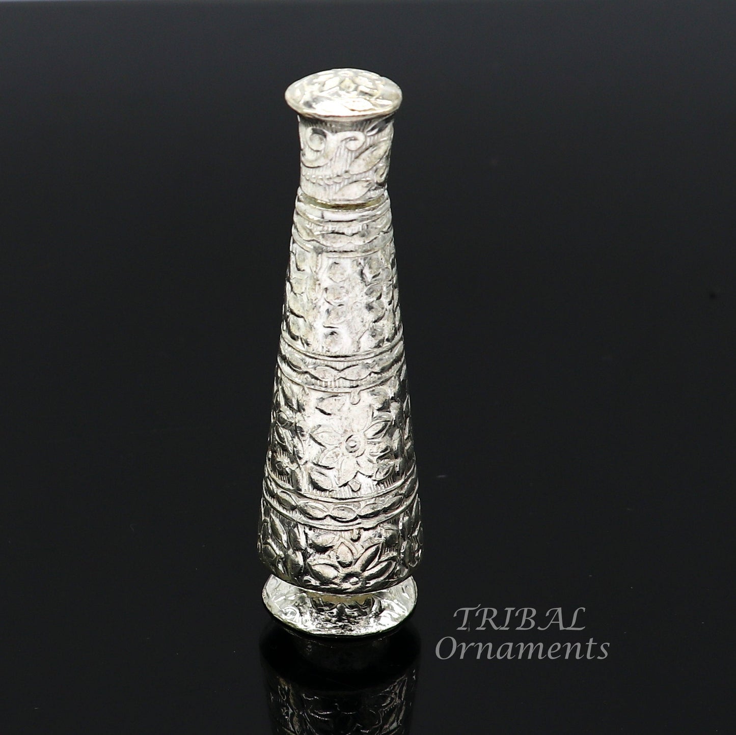 925 Sterling silver handmade fabulous design trinket box, container box, casket box, sindoor box customized box stb722 - TRIBAL ORNAMENTS