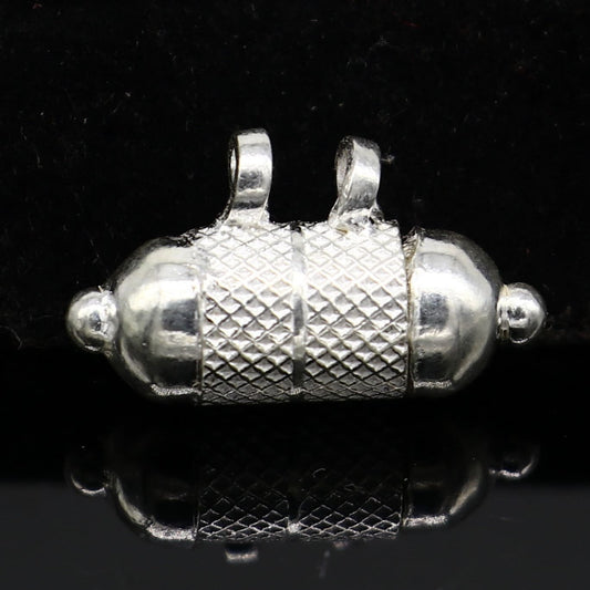 925 sterling silver handmade gorgeous round shape handmade amulet box pendant, mantra box, silver tabiz , box tribal jewelry ssp693 - TRIBAL ORNAMENTS