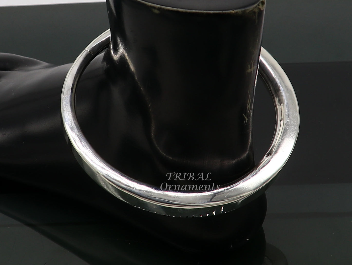 925 sterling silver handmade plain shiny design gorgeous customized foot bracelet ankle kada excellent belly dance jewelry for unisex nsfk66 - TRIBAL ORNAMENTS