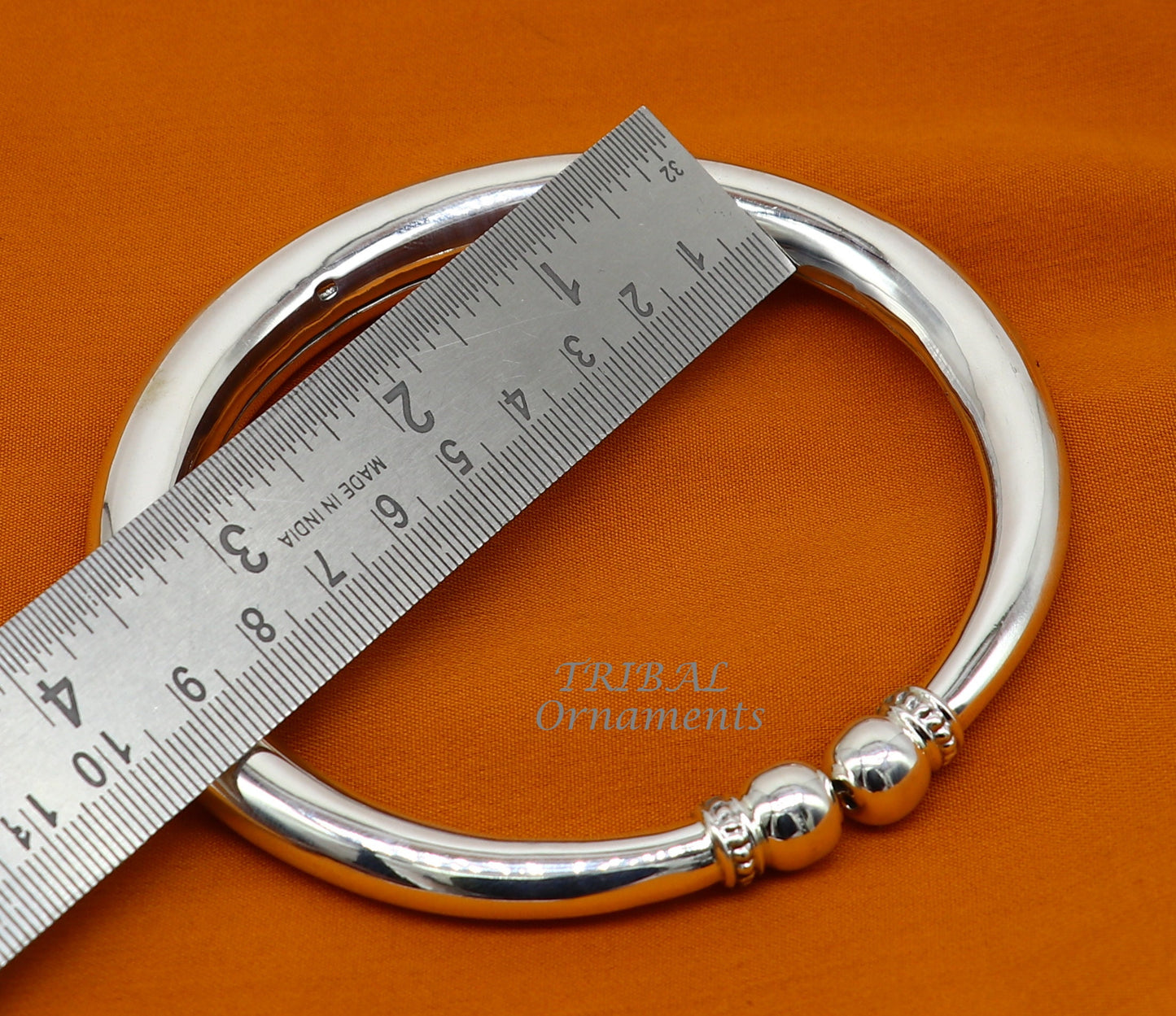 Shiny 925 sterling silver foot bracelet ankle kada for belly dance, unisex, customized design, tribal ornaments jewelry.