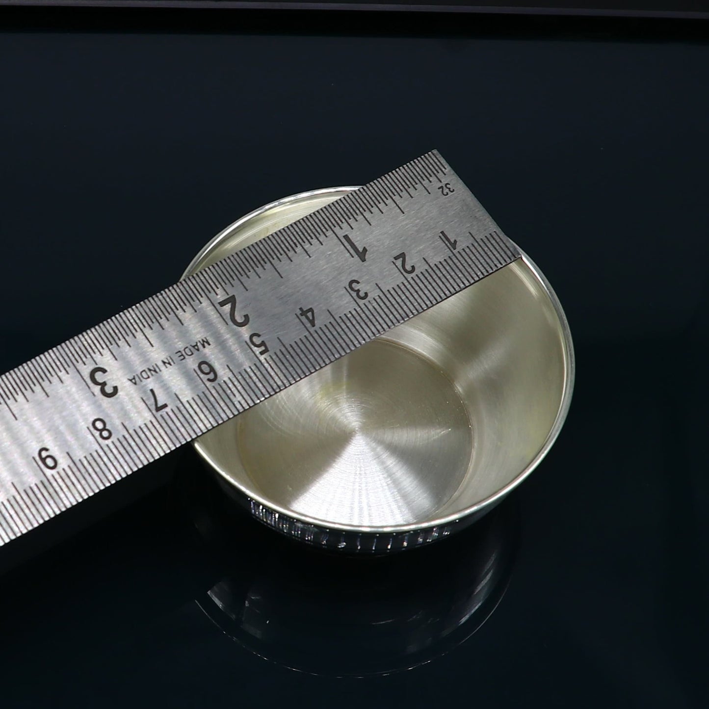 999 fine silver water milk glass and bowl, silver tumbler silver spoon, silver utensils, silver baby set serving food utensils sv199 - TRIBAL ORNAMENTS