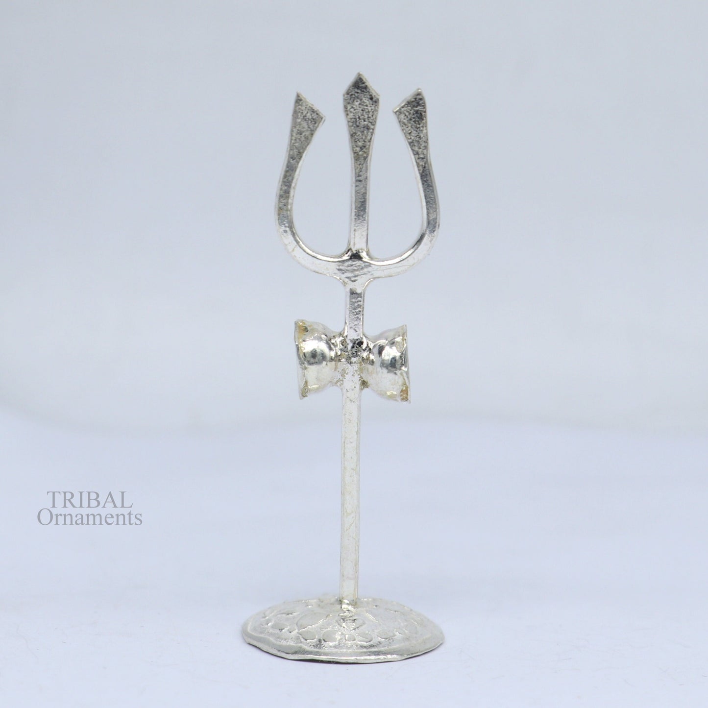 Divine Lord shiva Trident, Solid sterling silver Trishul puja article utensils, shiva trishul trident , god accessories from india su692 - TRIBAL ORNAMENTS