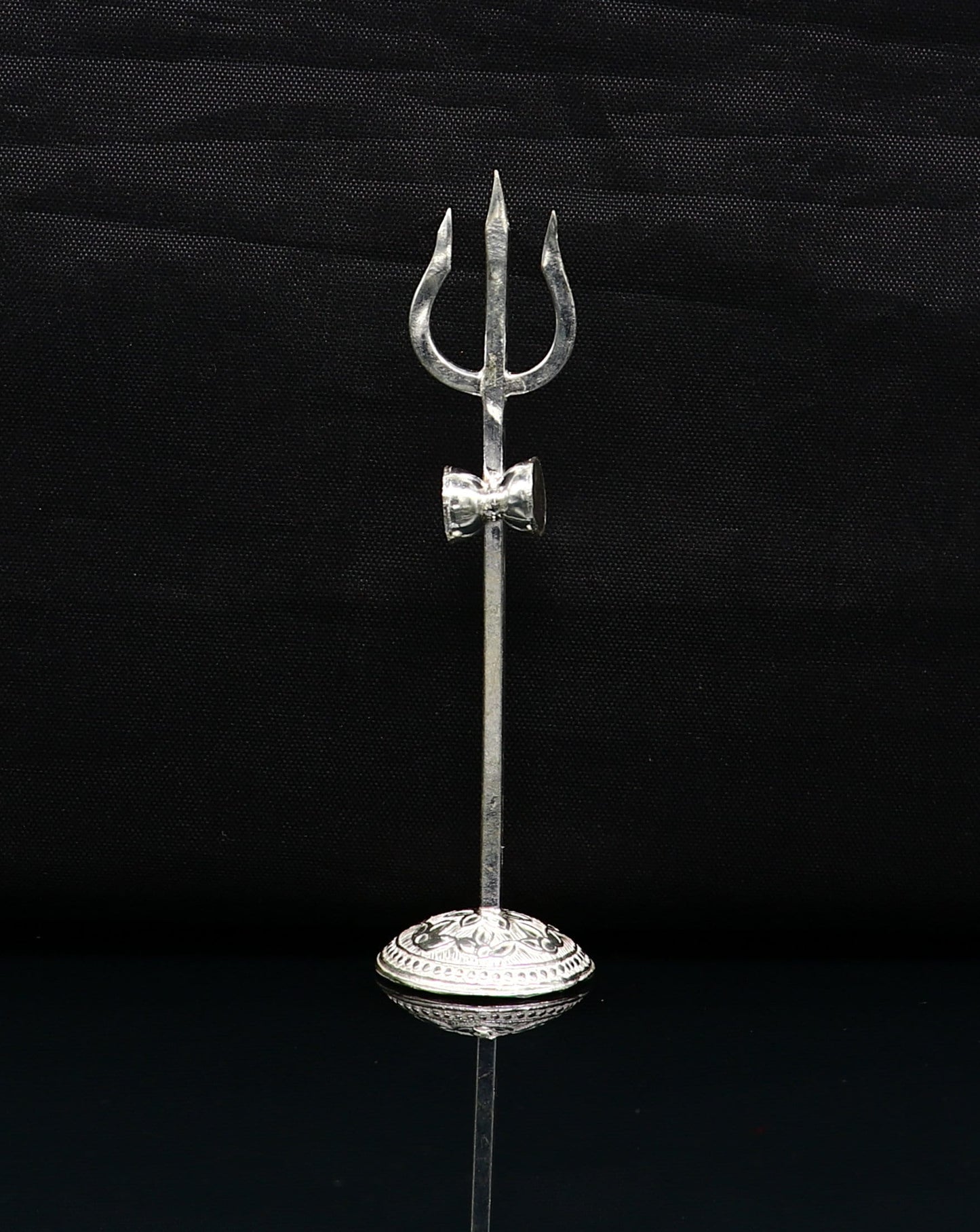 Divine Lord shiva Trident, Solid sterling silver Trishul puja article utensils, goddess trishul trident , god accessories from india su341 - TRIBAL ORNAMENTS