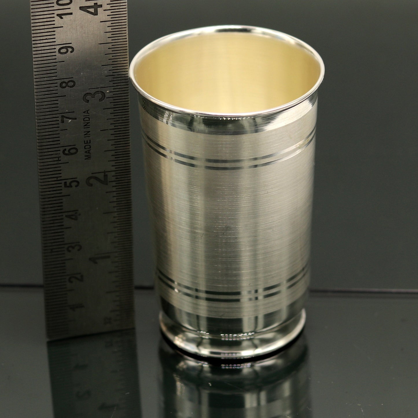 Pure 999 fine silver handmade vessels, water/milk Glass tumbler, silver flask, baby kids silver utensils stay healthy water glass sv71 - TRIBAL ORNAMENTS