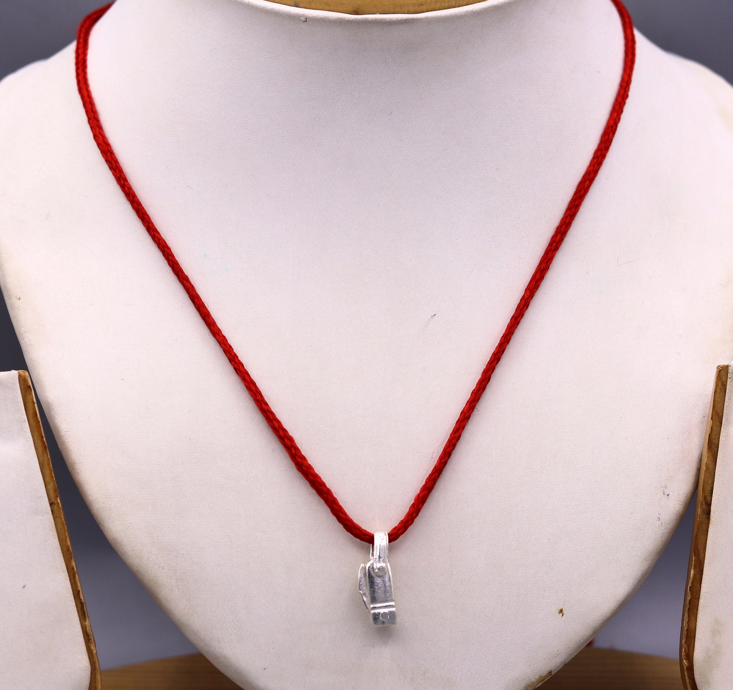 Solid silver handmade small tiny knife pendant to protect you and kids from negative energy rajasthan India pendant locket nsp05 - TRIBAL ORNAMENTS