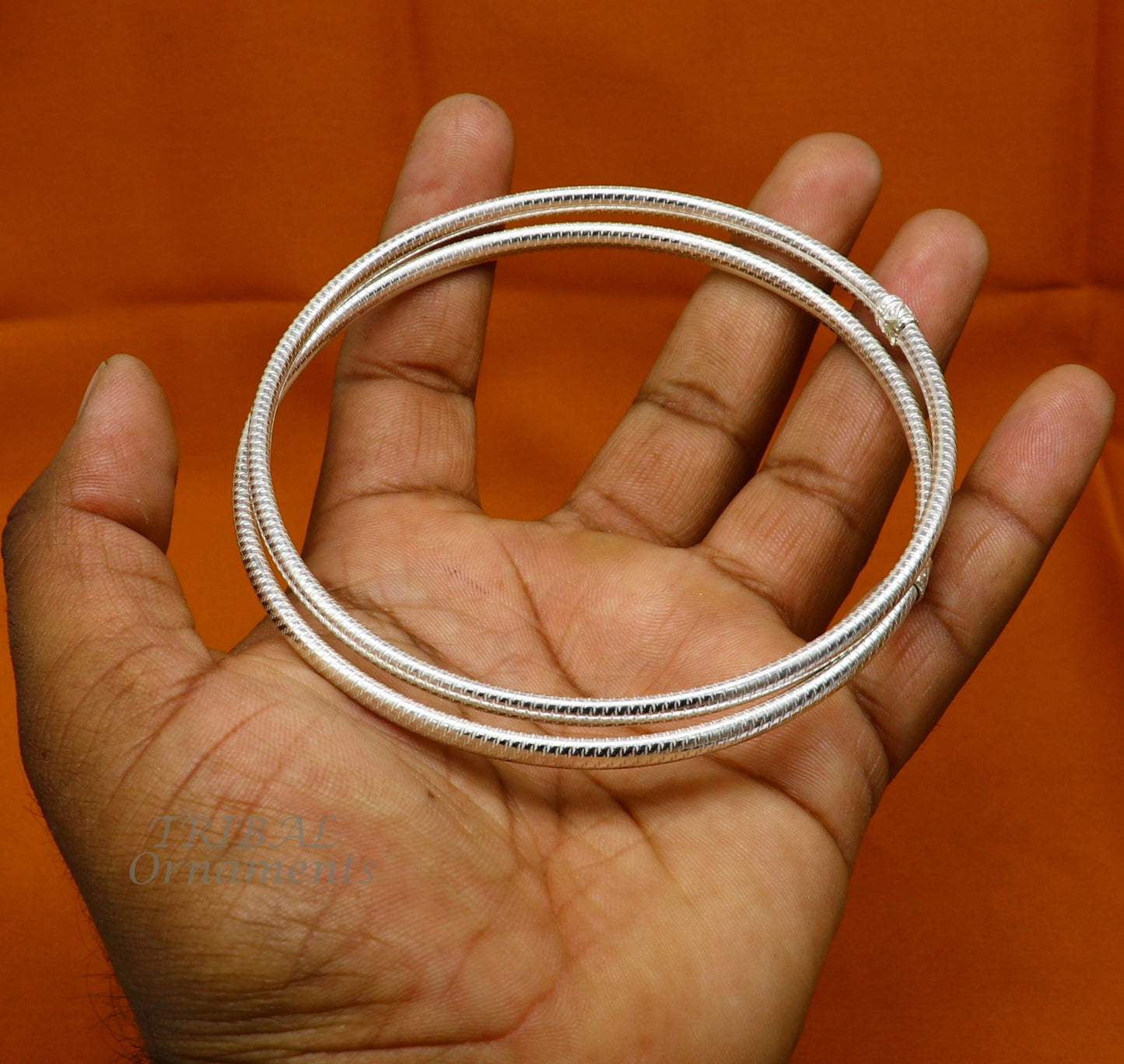 Sterling silver Handmade Vintage design indian traditional silver women's customized foot kada ankle kada bracelet tribal jewelry nsfk74 - TRIBAL ORNAMENTS