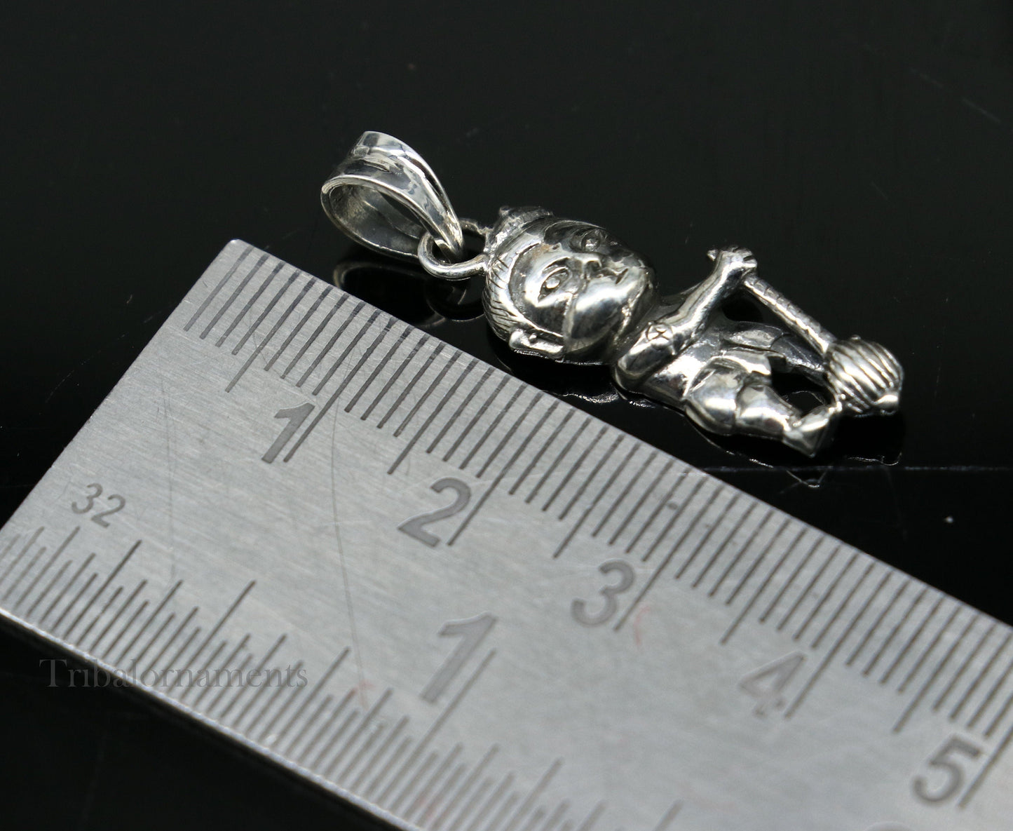 Pure 925 sterling silver handmade Hindu god Lord Bal Hanuman pendant, amazing designer fabulous pendant unisex gifting jewelry ssp883 - TRIBAL ORNAMENTS