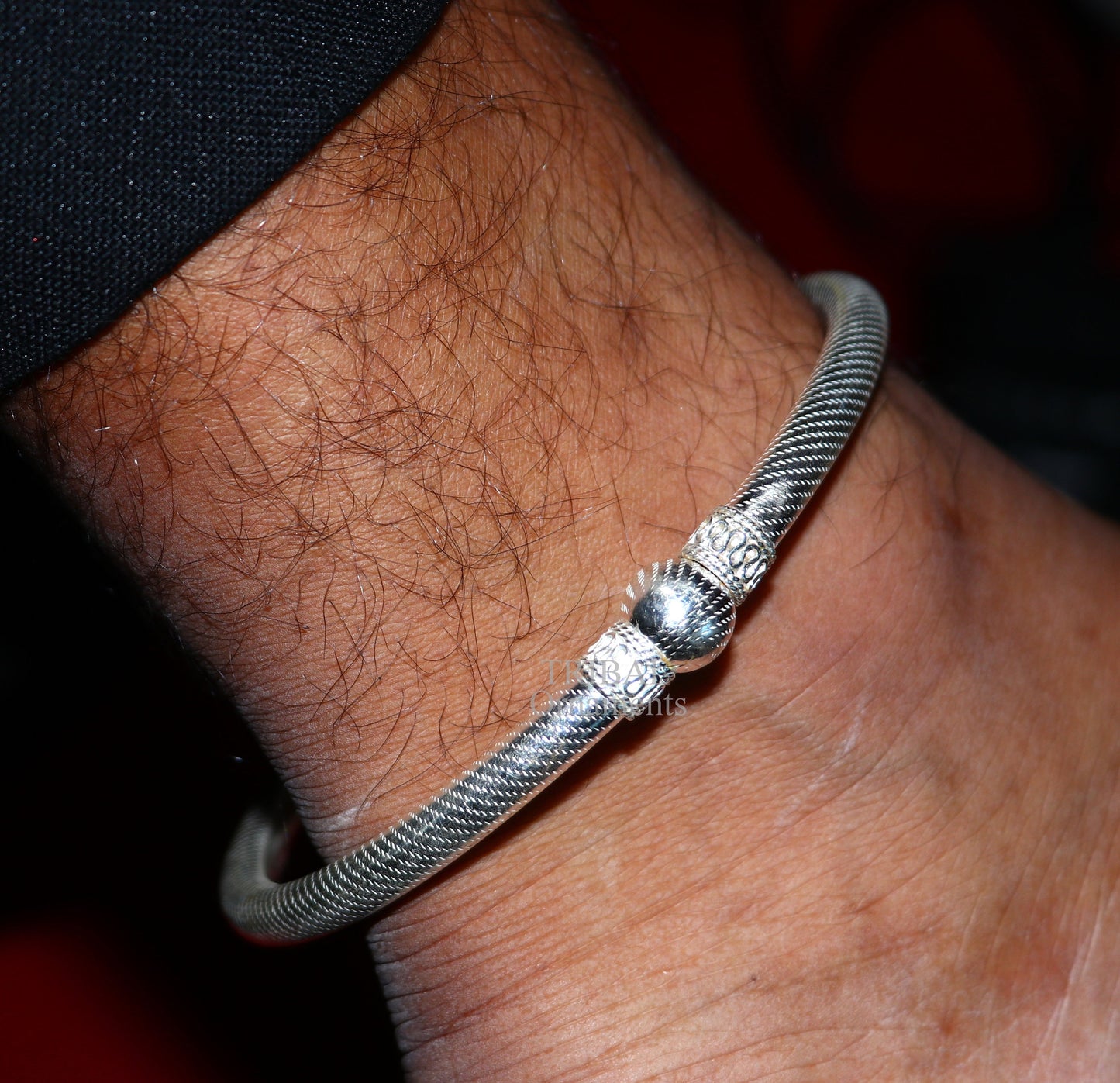 Handmade Vintage antique design Indian traditional silver women's customized foot kada ankle kada hollow bracelet tribal jewelry nsfk50 - TRIBAL ORNAMENTS