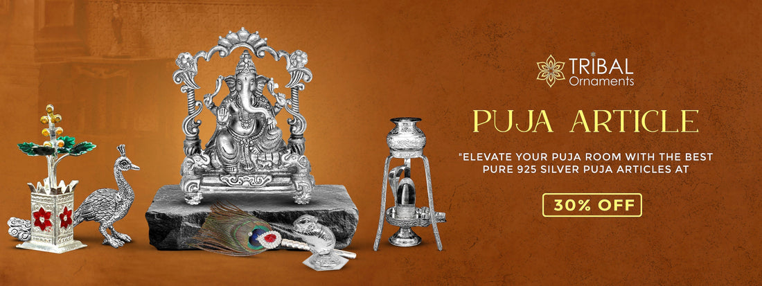 Why Tribal Ornaments Silver Pooja Articles Deserve a Place in Your Home
