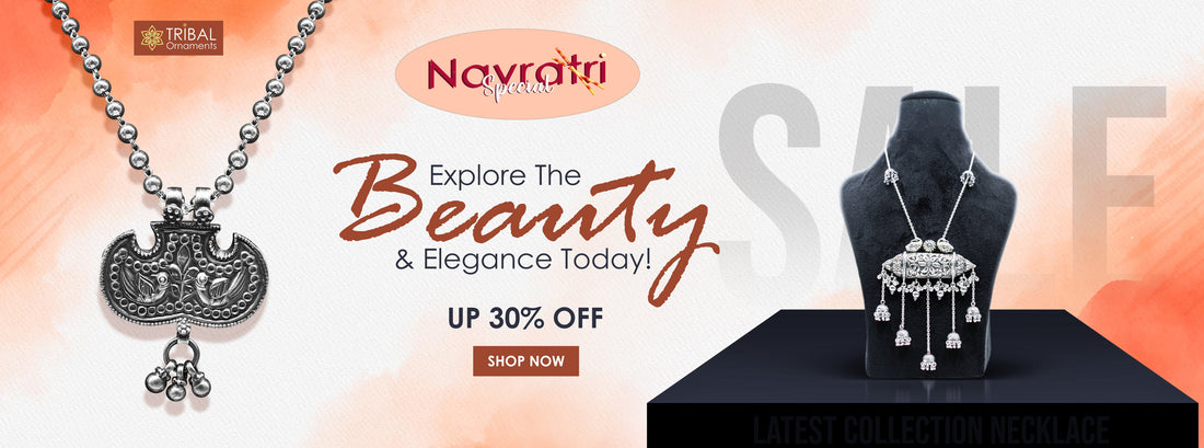 How to style silver jewellery with traditional Navratri outfits?