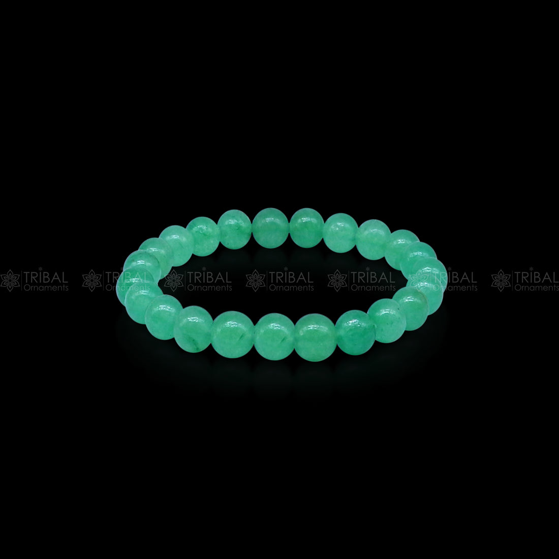 Green Aventurine Natural stone bracelet Embrace Luck and Prosperity stnbr102 - TRIBAL ORNAMENTS