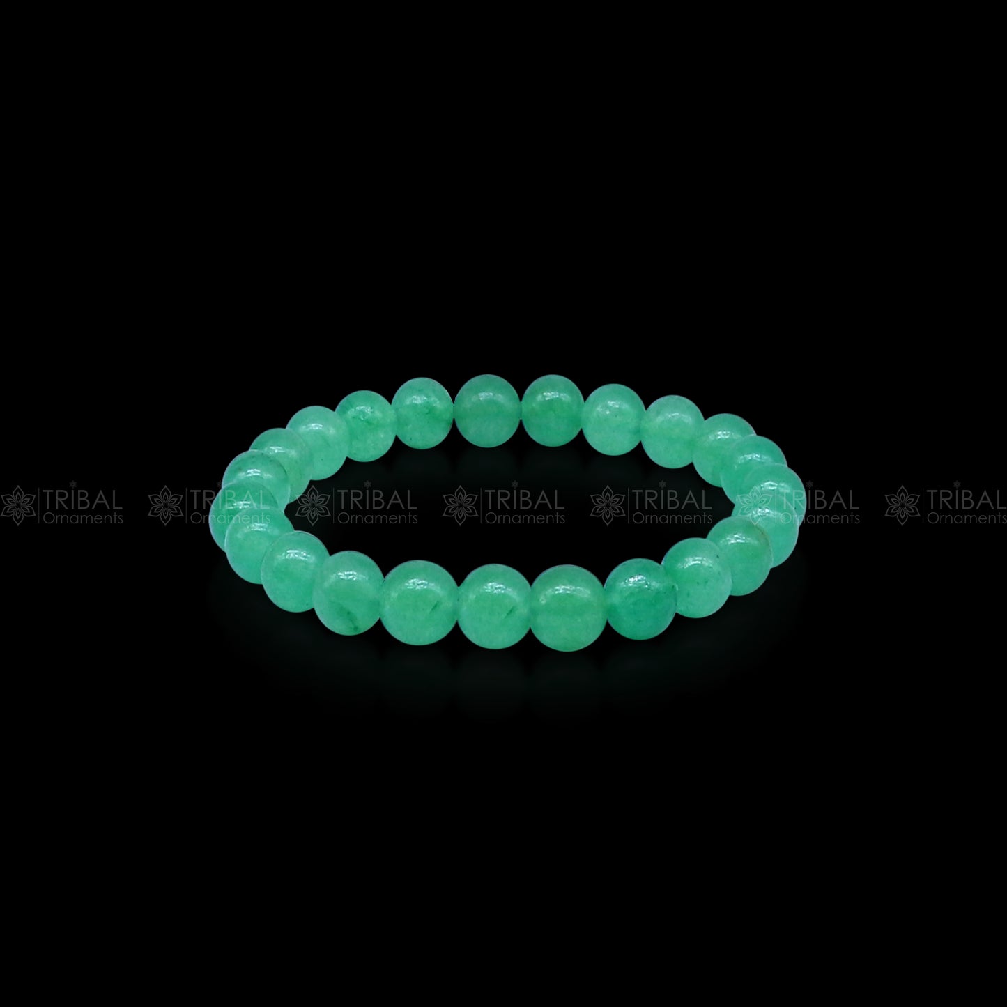 Green Aventurine Natural stone bracelet Embrace Luck and Prosperity stnbr102 - TRIBAL ORNAMENTS