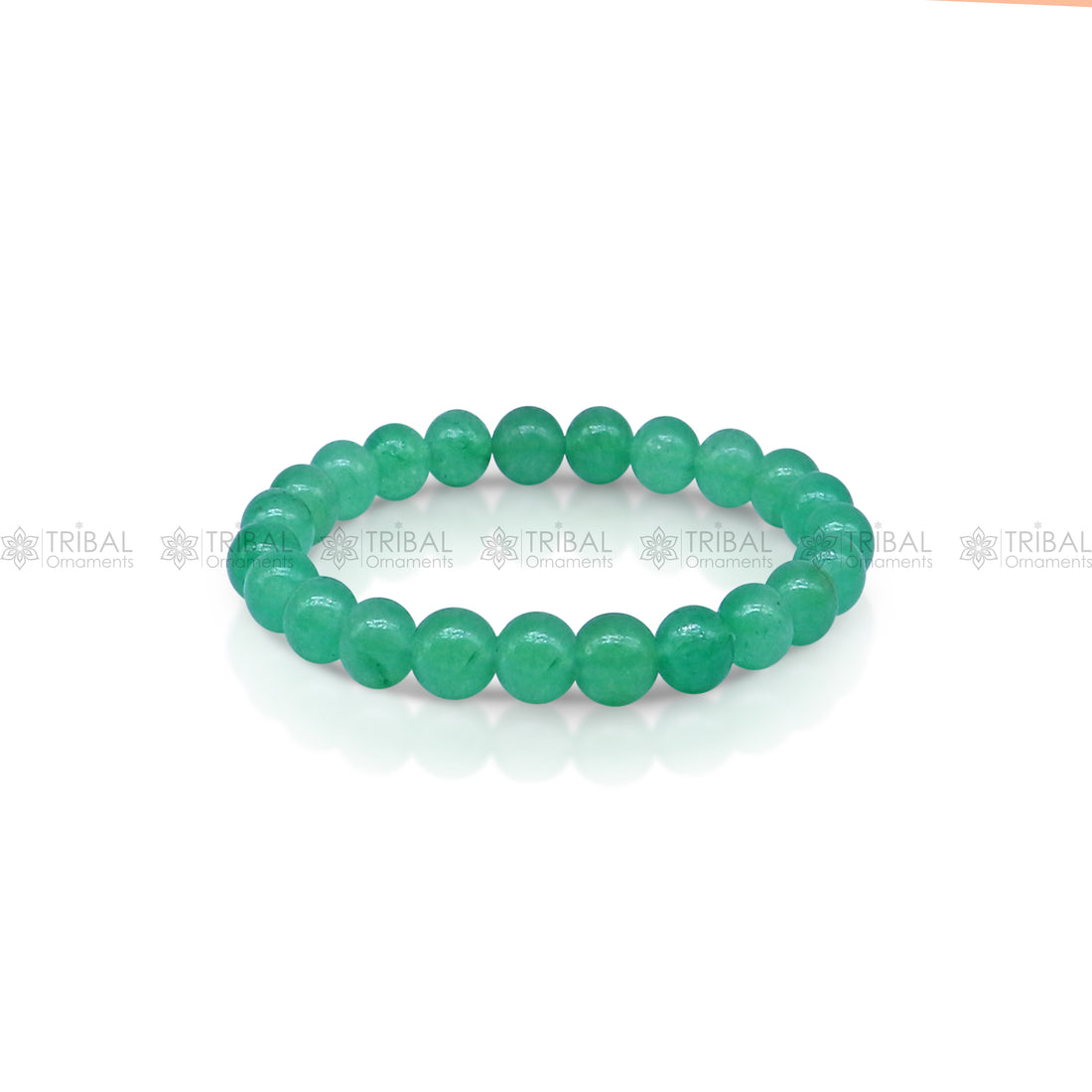 Green Aventurine Natural stone bracelet Embrace Luck and Prosperity stnbr102 - TRIBAL ORNAMENTS