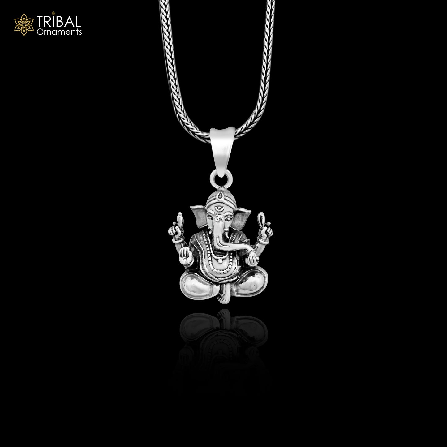 Vintage trendy 925 sterling silver handmade Lord Ganesha pendant, amazing stylish unisex pendant locket personalized jewelry ssp456