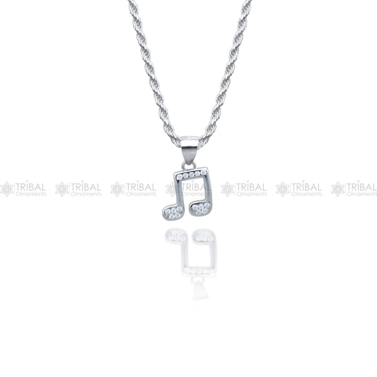 925 Sterling silver stylish design diamond cubic zirconia stone  pendant nsp980