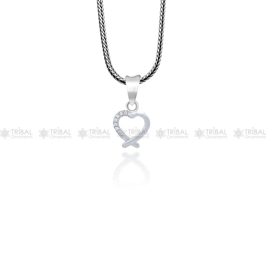 925 Sterling silver handmade heart design pendant nsp925