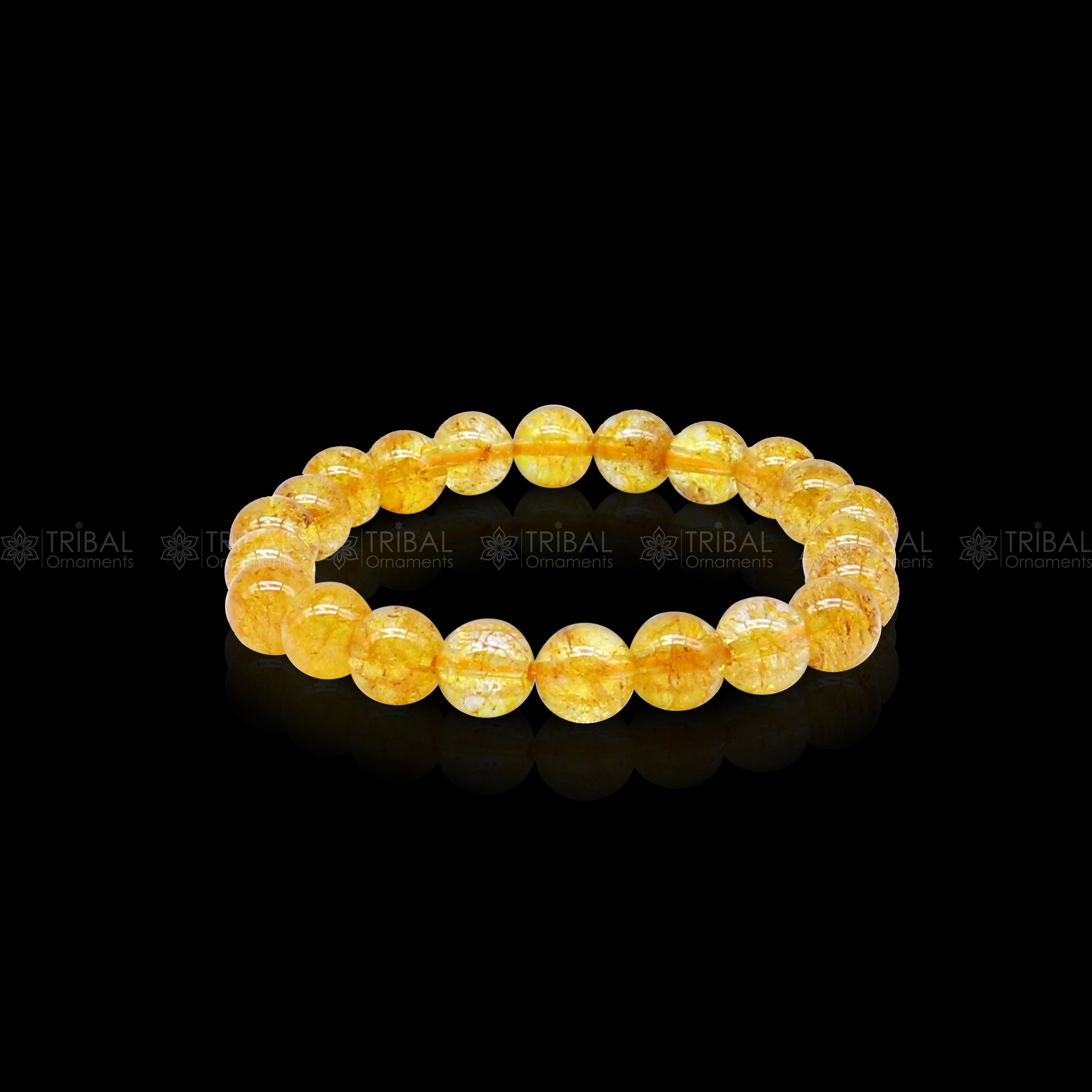 Brighten your day with our Citrine Crystal Bracelet stnbr108 - TRIBAL ORNAMENTS