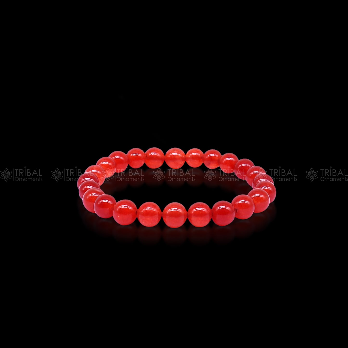 Carnelian Healing Crystal Bracelet – Energize Your Spirit and Empower Your Journey" stnbr104 - TRIBAL ORNAMENTS