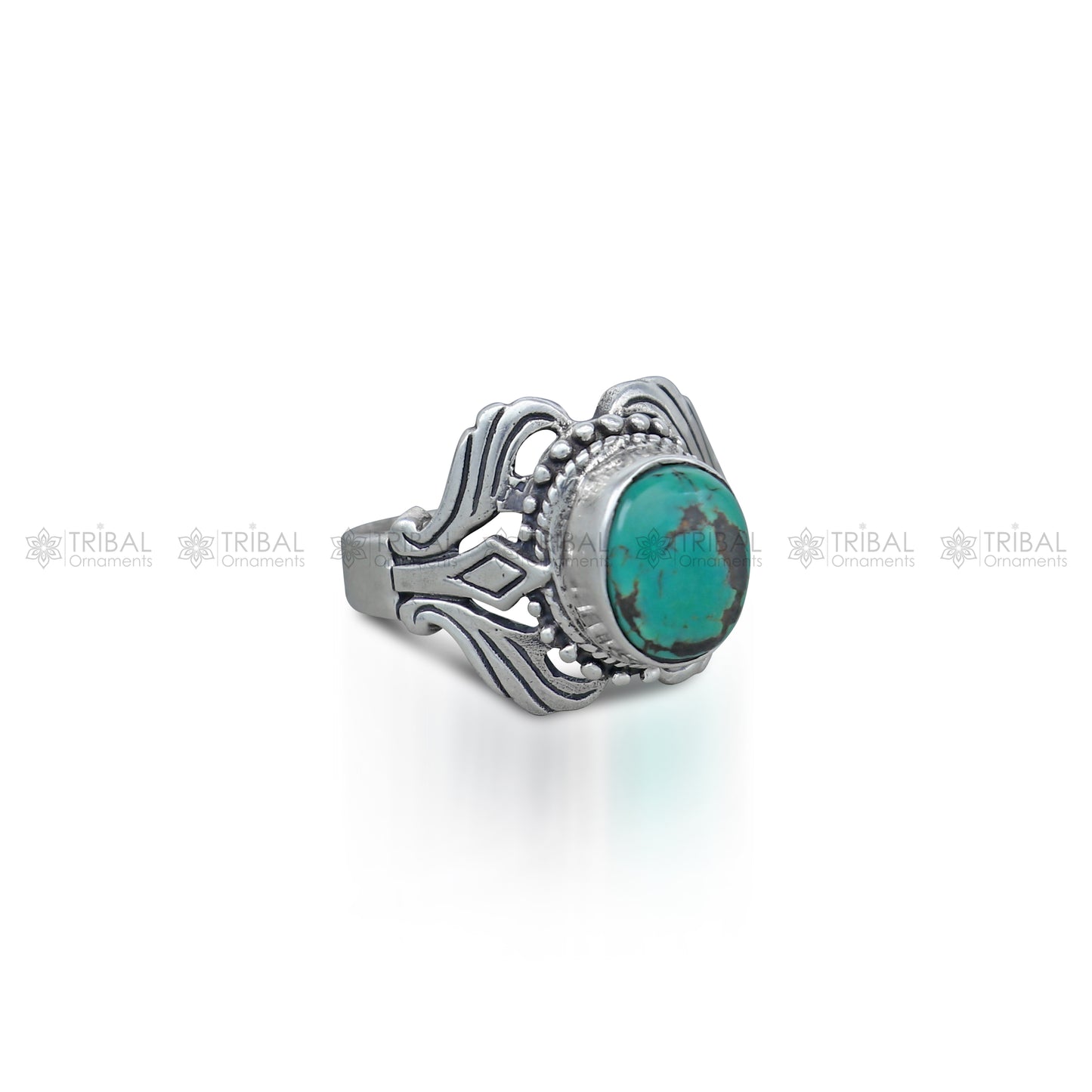 925 sterling silver turquoise stone ring Jewelry sr720