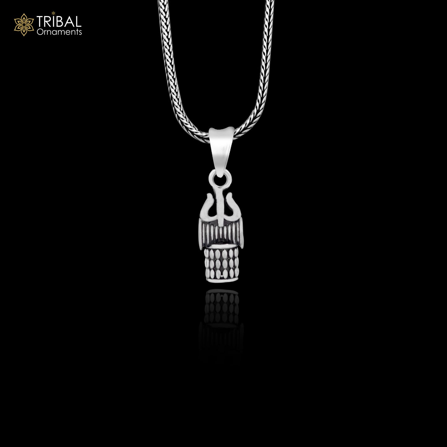 925 Sterling silver handmade lord shivay trishul ( trident ) pendant nsp861