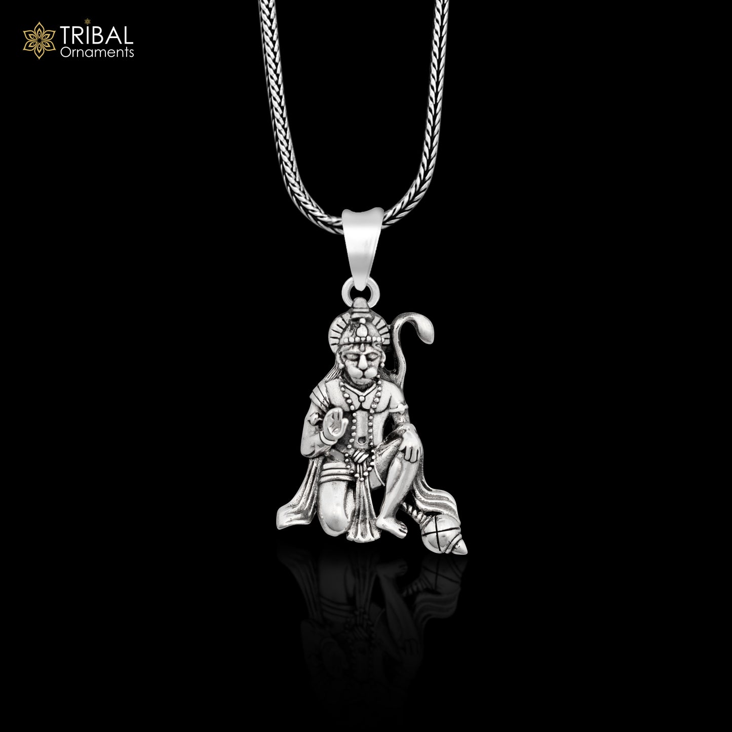 925 sterling silver handmade idol Hanuman ji pendant, amazing stylish unisex pendant locket personalized jewelry tribal jewelry ssp439