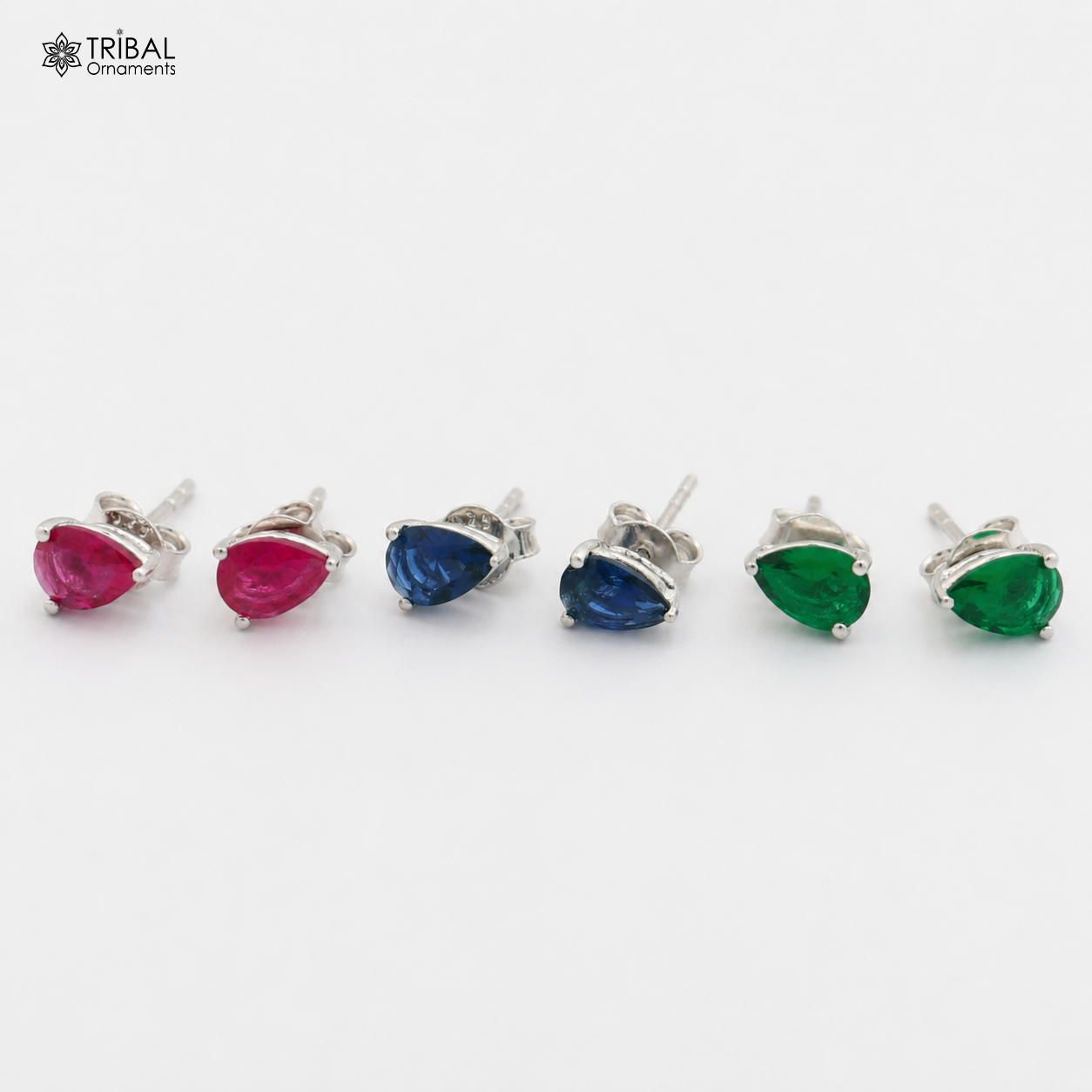 925 sterling silver gorgeous oval shape stone stud earring best unisex jewelry er273