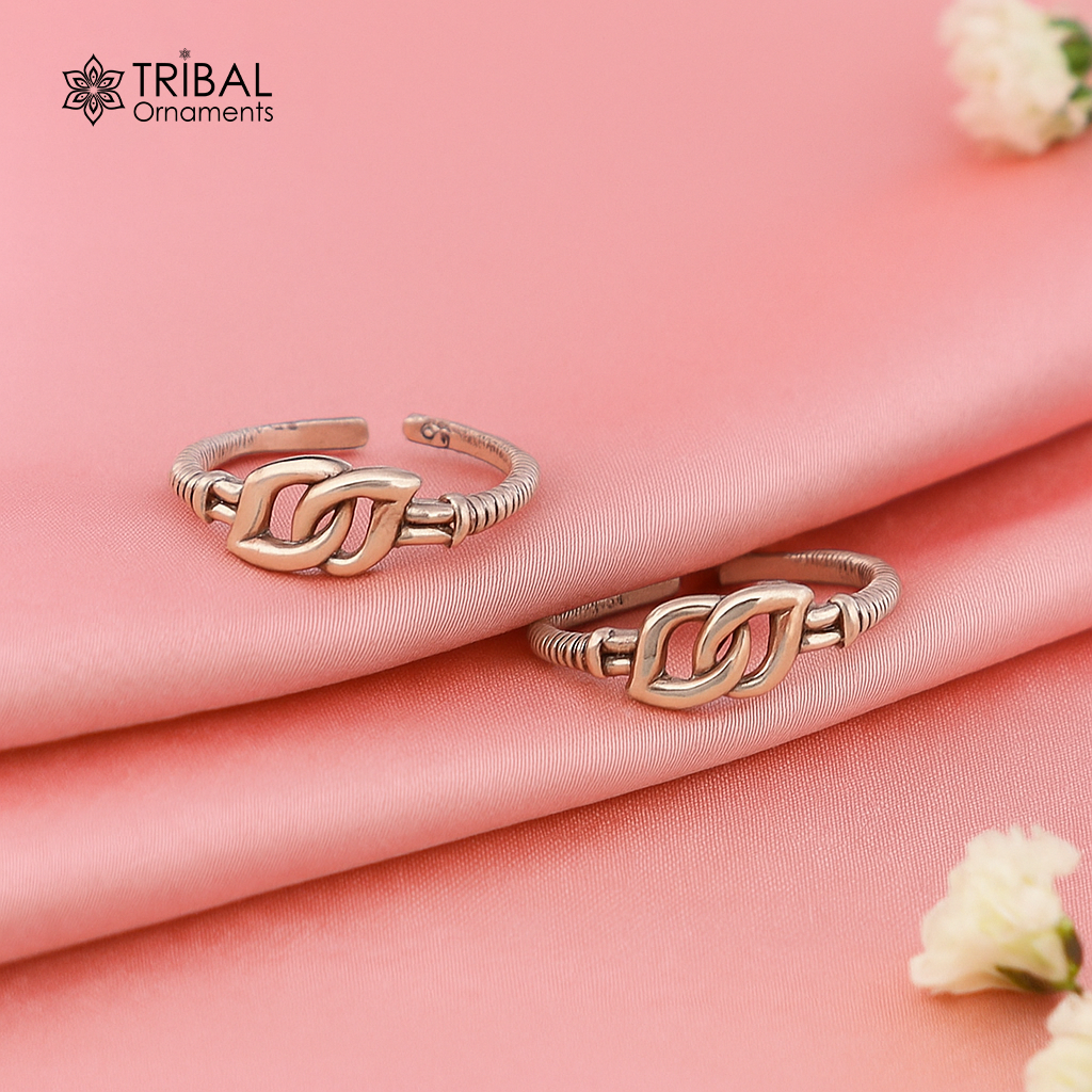 925 sterling silver handmade amazing vintage style simple toe ring, best gifting tiny tone ring 925 stamped jewelry from india ytr10