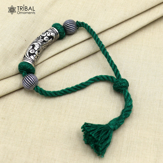 925 sterling silver modern Fancy stylish charm bracelet, adjustable brides gifting fashion wedding ethnic bracelet tribal jewelry sbr690