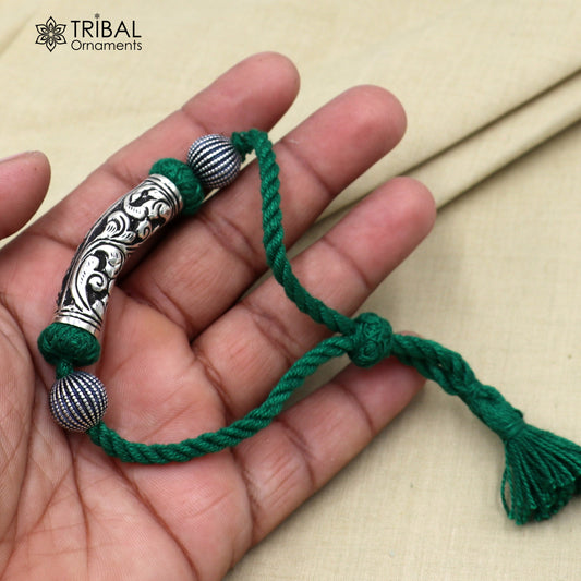 925 sterling silver modern Fancy stylish charm bracelet, adjustable brides gifting fashion wedding ethnic bracelet tribal jewelry sbr690