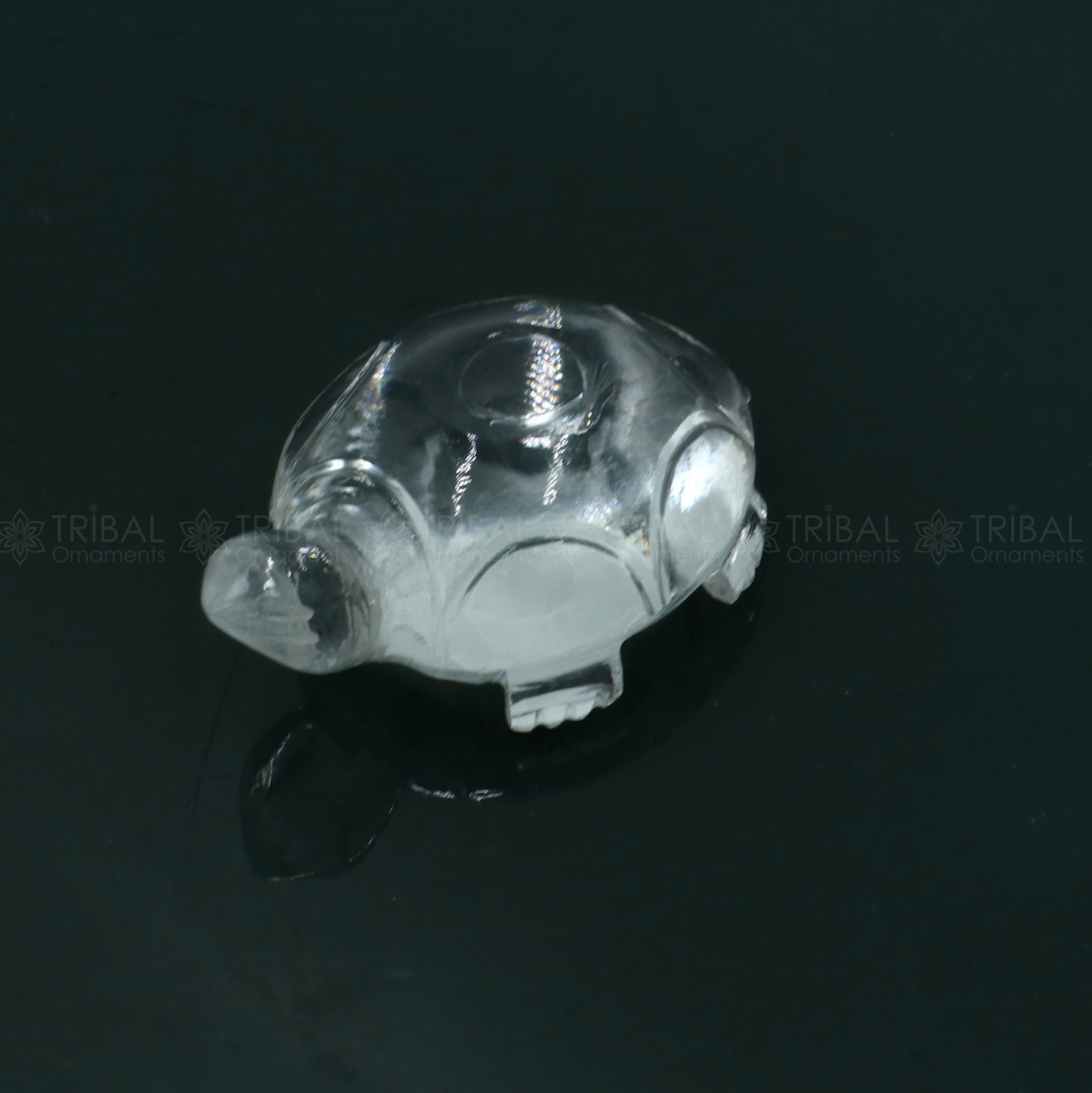 Natural sphatik crystal stone divine tortoise or turtle statue, amazing sphatik tortoise for wealth and prosperity art800