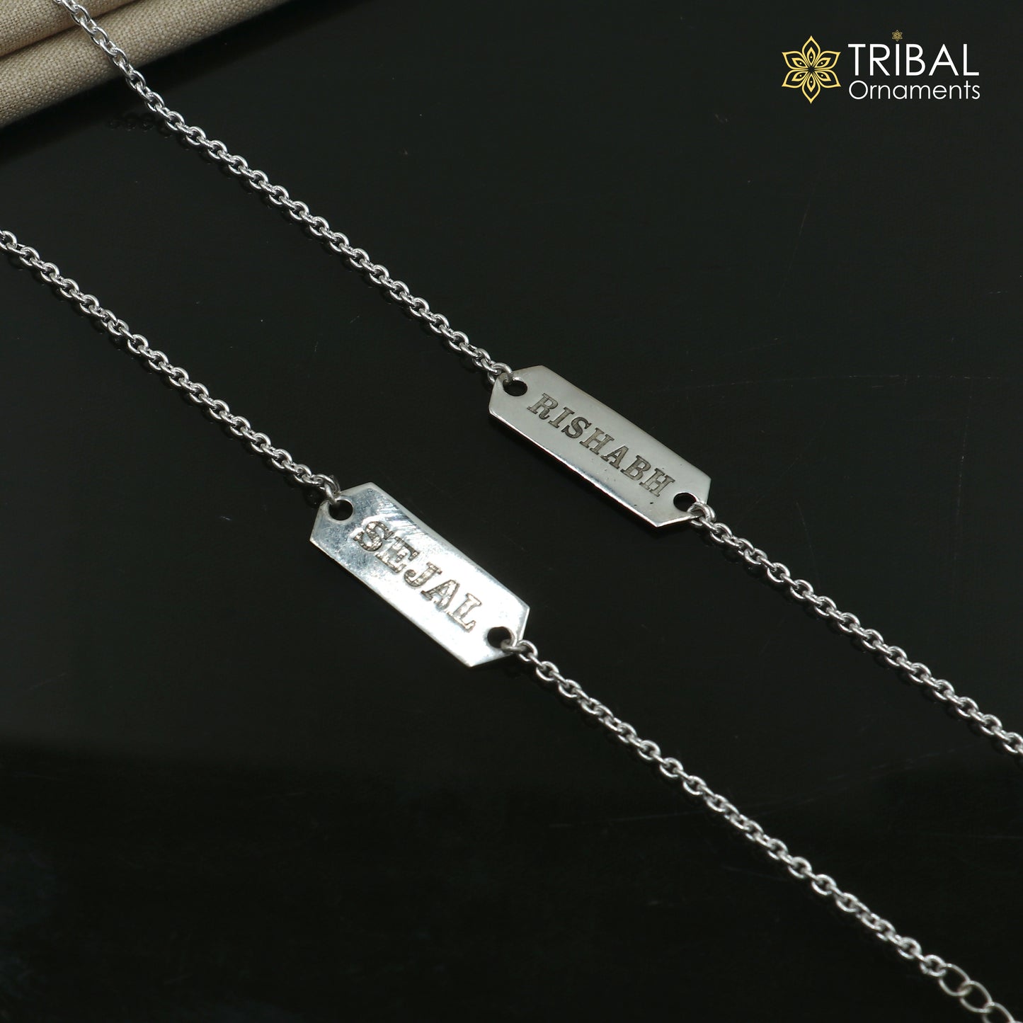925 sterling silver Personalized Paperclip Link Chain adjustable Bracelet Perfect for Every Bond sbr770
