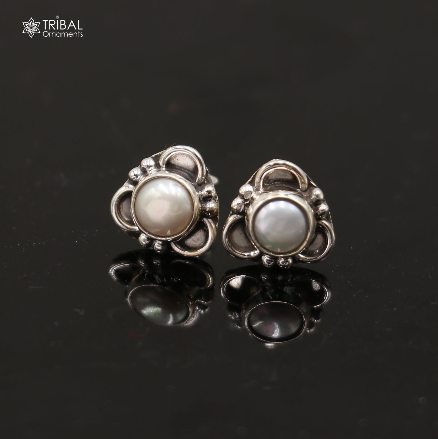 925 sterling silver gorgeous pearl stone stud earring best unisex jewelry s1424