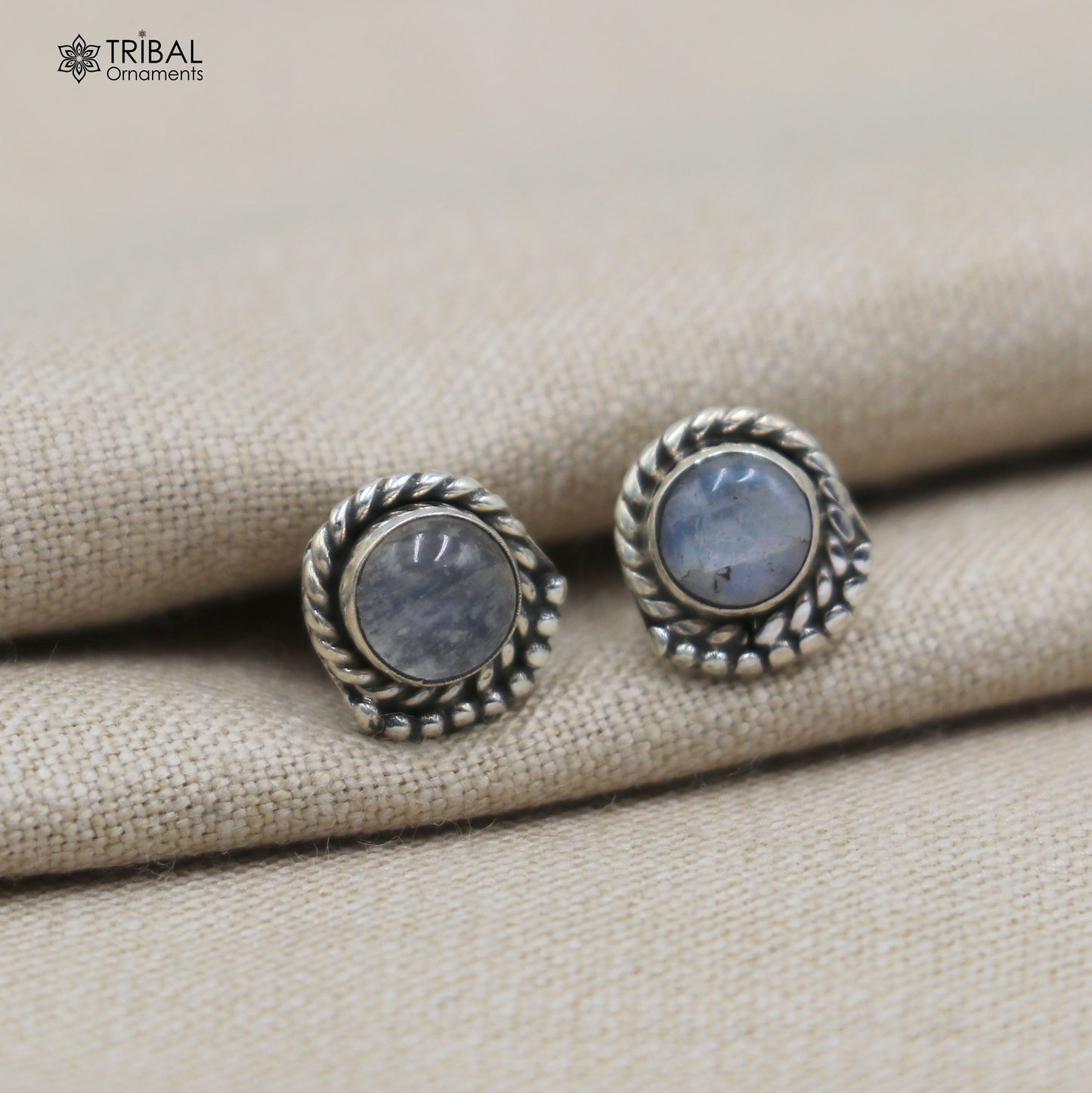 925 sterling silver gorgeous rainbow stone stud earring best unisex jewelry s1429