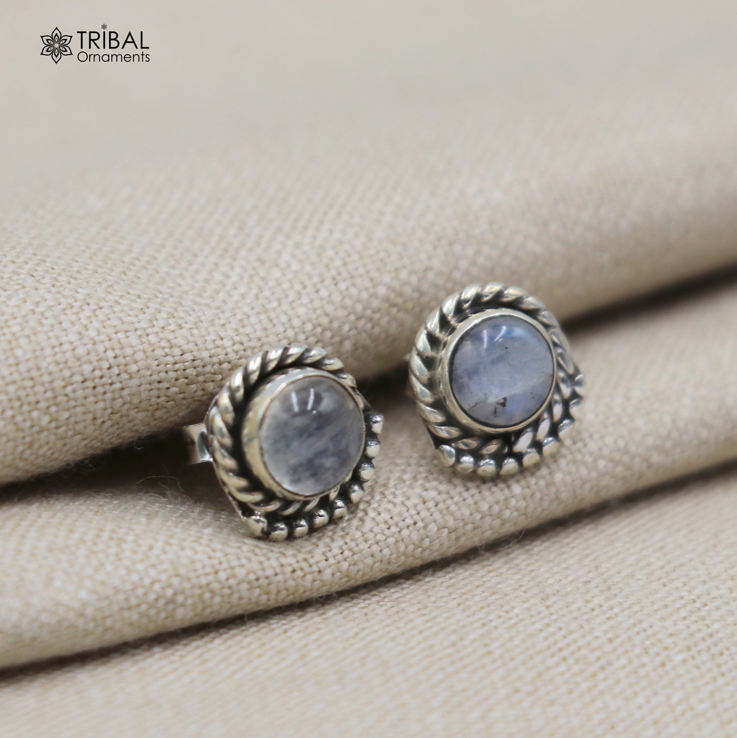 925 sterling silver gorgeous rainbow stone stud earring best unisex jewelry s1429