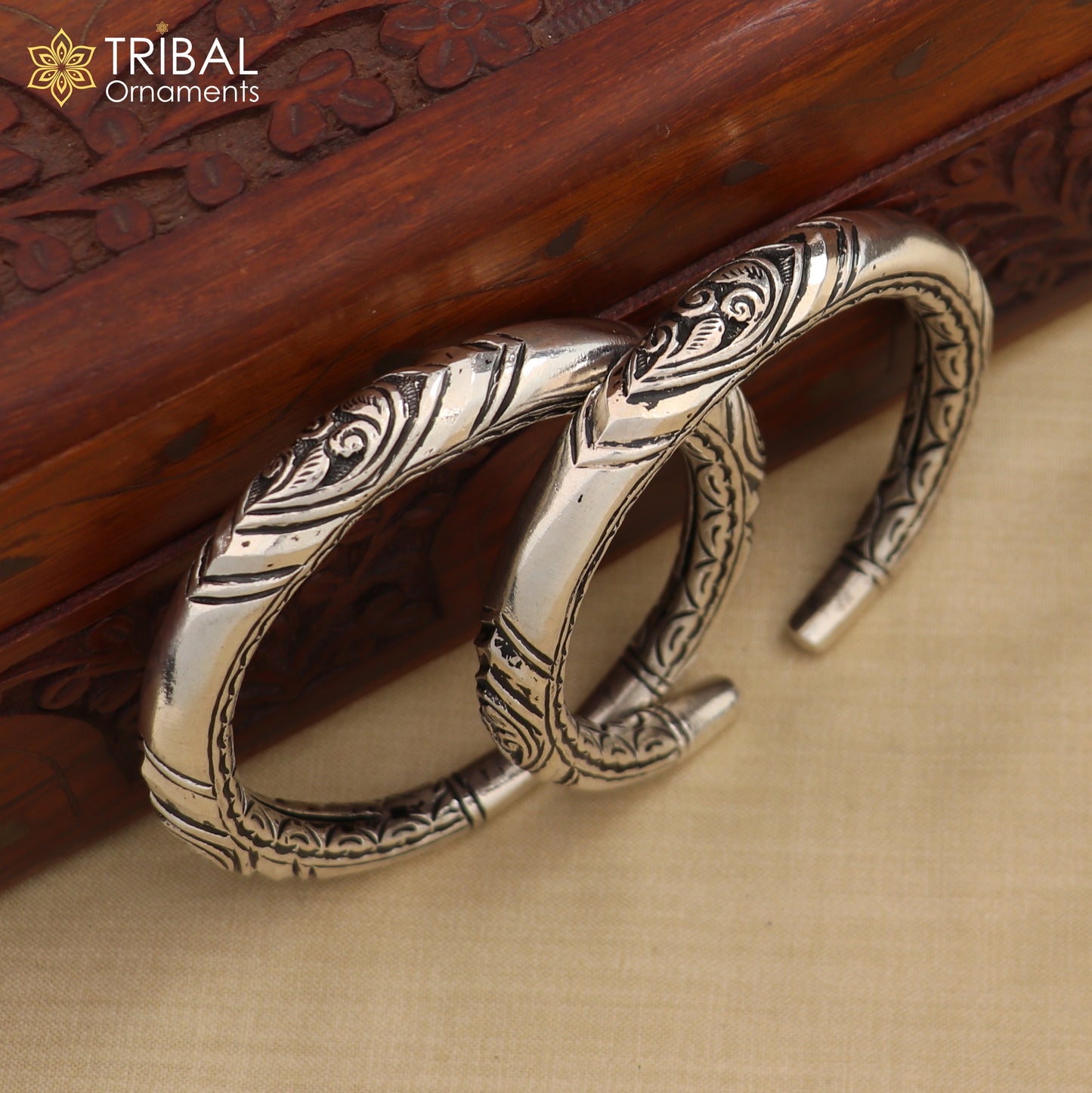 925 Sterling silver chitai work customized bangle bracelet kada unisex personalized jewelry nsk749