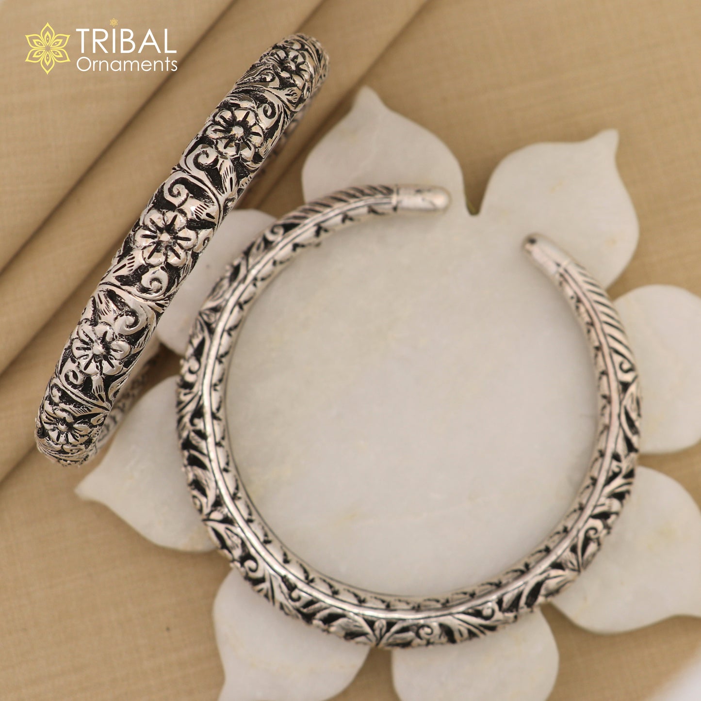 925 sterling silver Vintage antique design handmade gorgeous oxidized foot kada ankle bracelet tribal ethnic silver jewelry nsfk99