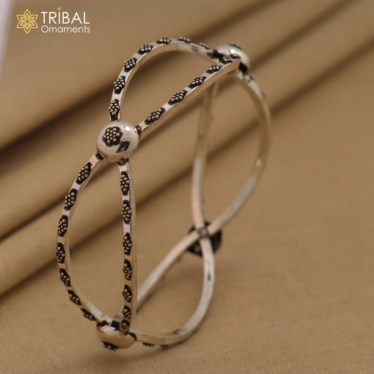 925 sterling silver bangle bracelet kada gorgeous customized belly dance jewelry ba140