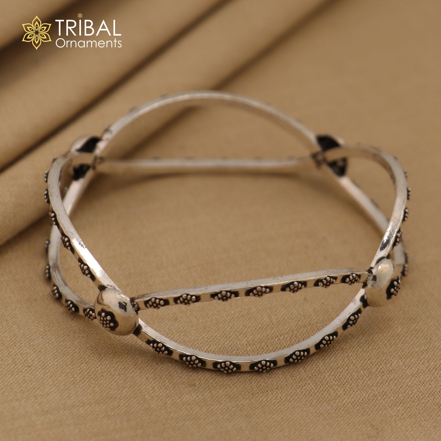 925 sterling silver bangle bracelet kada gorgeous customized belly dance jewelry ba140