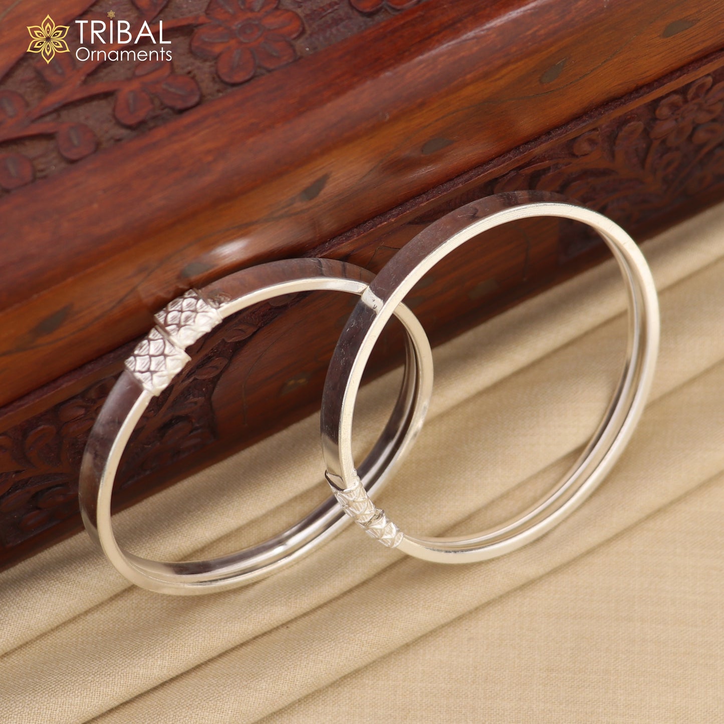 Plain shiny design 925sterling silver bangle bracelet kada gorgeous men's or girl's gifting jewelry nba216