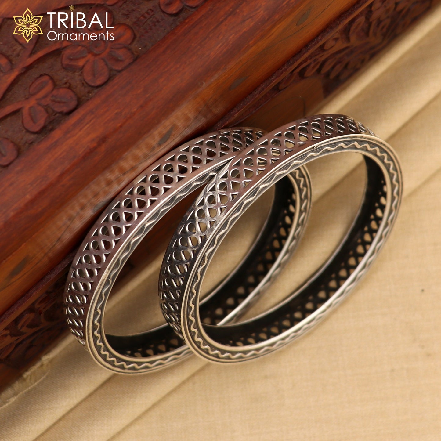 Exclusive functional 925 sterling silver unique style handmade bangle bracelet , best brides collection wedding NAVRATRI jewelry nba402