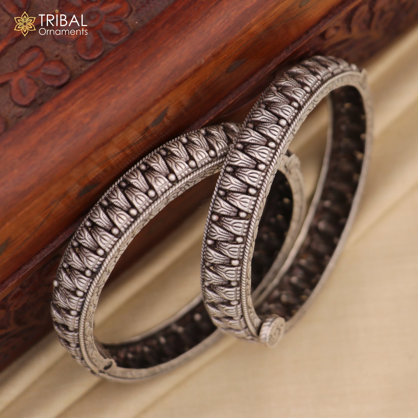925 sterling silver Vintage design ethnic bangle bracelet tribal ethnic jewelry nba350