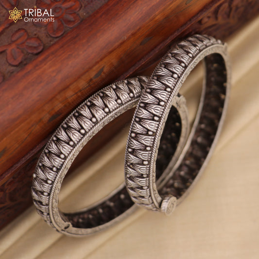 925 sterling silver Vintage design ethnic bangle bracelet tribal ethnic jewelry nba350