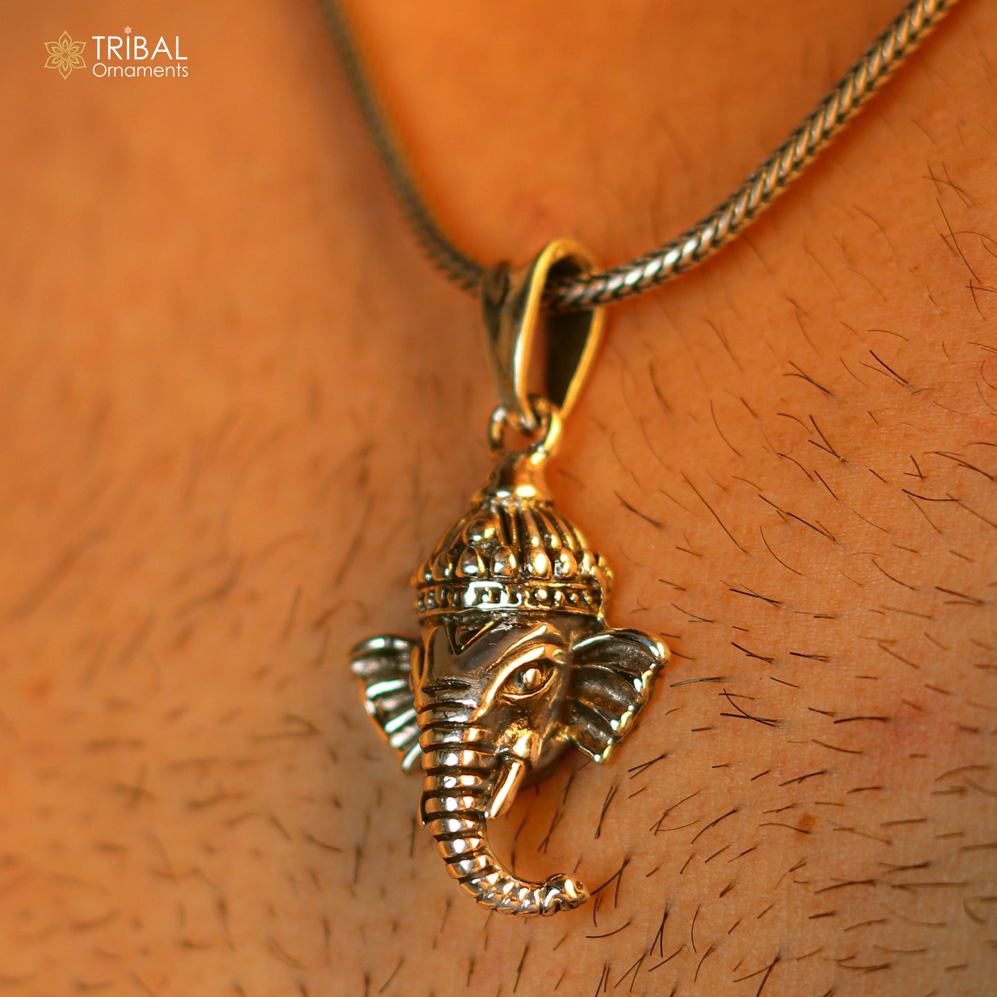 92.5 sterling silver Lord Ganesha pendant, excellent unique design stylish unisex personalized gift pendant jewelry ssp885